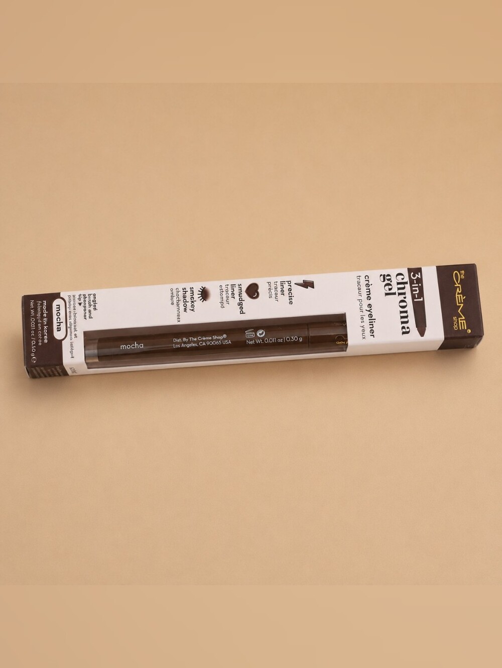 The Crème Shop 3 In 1 Chroma Gel Creme Eyeliner - "Mocha" - Picture 3 of 6